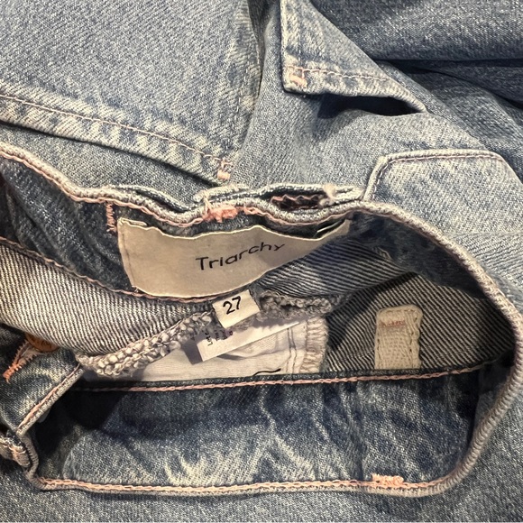 Triarchy Ms. Ava Cloud Stitch High Rise Jeans Size 27 - Picture 8 of 9